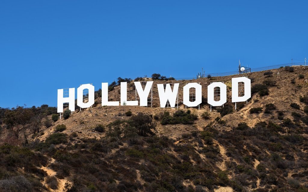 The Hollywood Sign on Mount Lee